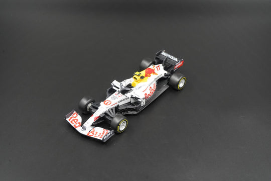 2021 Red Bull RB16B White F1 Formula Diecast Race Car Model 1:43 by Bburago