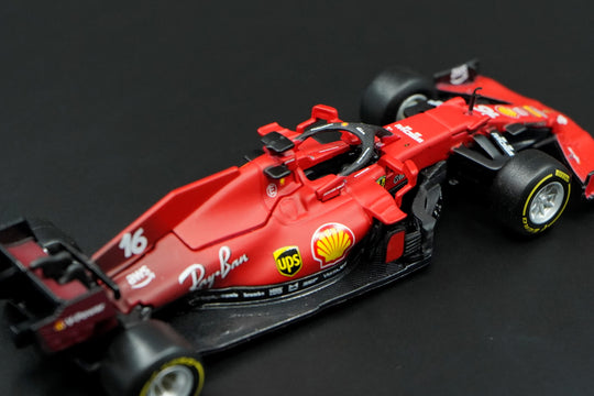 2021 Ferrari SF21 F1 Formula Diecast Race Car Model 1:43 by Bburago