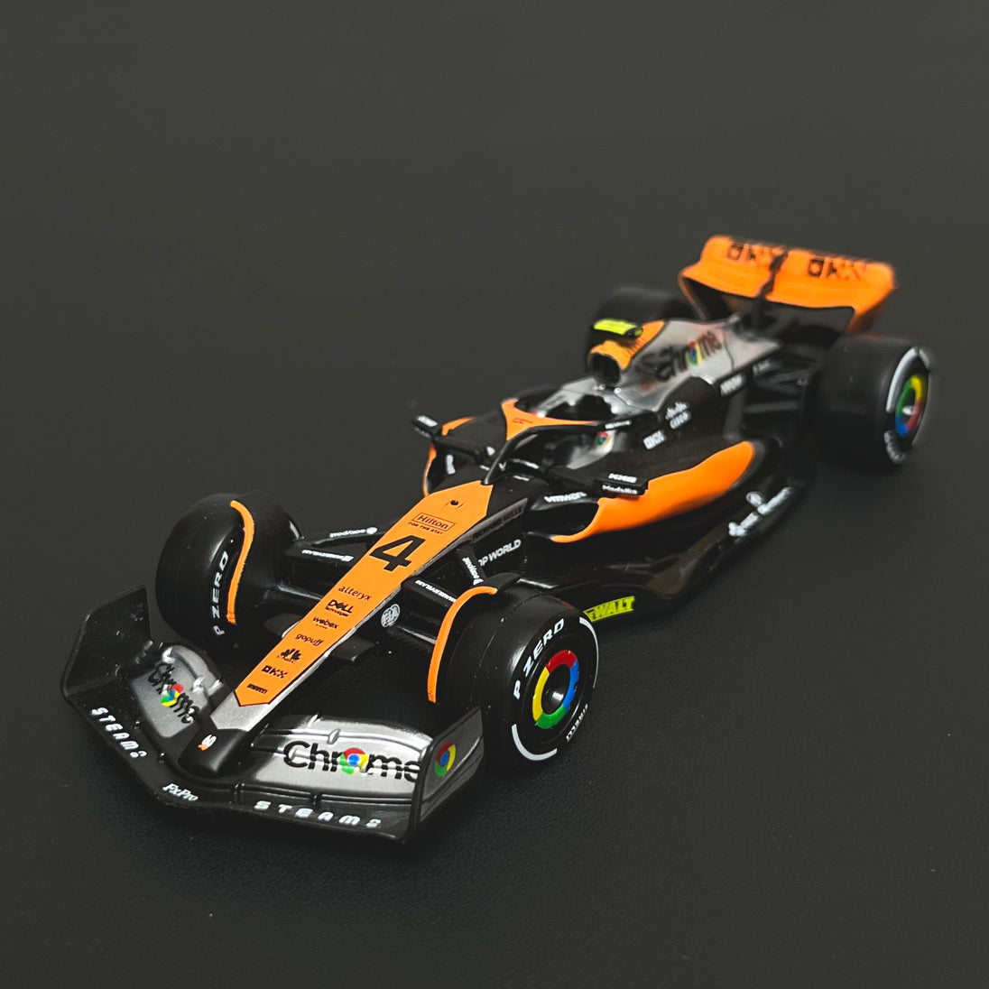 2023 McLaren MCL60 F1 Formula Diecast Race Car Model 1:43 by Bburago