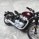 Triumph Bonneville Bobber Diecast Bike 1:18 Motorcycle Model By Bburago