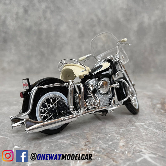 1962 Harley Davidson FLH Duo Glide Diecast Bike 1:18 Motorcycle Model By Maisto