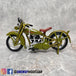 1928 Harley Davidson JDH Twin Cam Diecast Bike 1:18 Motorcycle Model By Maisto