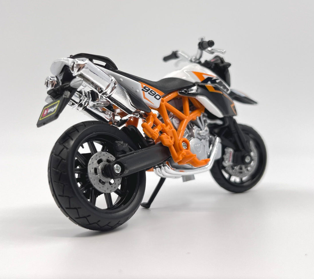 KTM 990 Supermoto R Diecast Model Bike 1:18 Motorcycle Model By Bburago