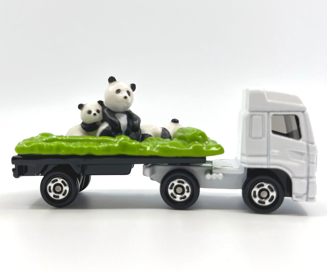 Animal Transporter With Panda Cute Alloy Diecast Car Model by Takara Tomy