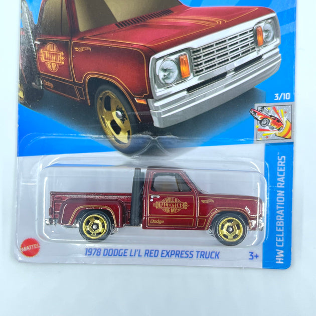 HW Celebration Racers - 1978 Dodge Li'L Red Express Truck - Hotwheel 2024